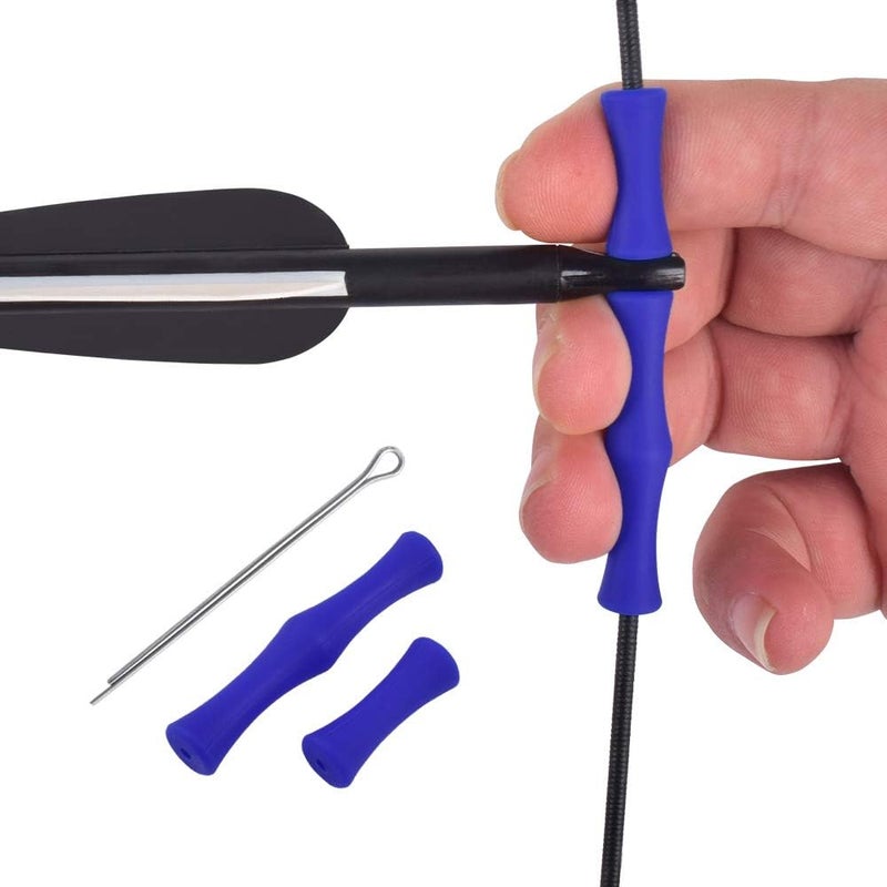 Yls Archery Bowstring Finger Savers Finger Guards Shooting Practice Finger Protector Easy Install with Pin - Image 1
